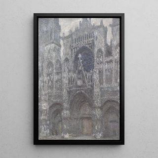 Claude Monet - The Cathedral in Rouen The portal Grey Weather.webp