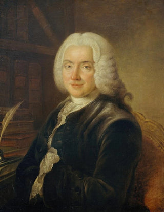 Claude Pougin de Saint Aubin - Portrait du prsident CharlesJeanFranois Hnault 16851770 magistrat membre de lAcadmie franaise.webp