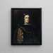 Charles II - Claudio Coello — gerahmtes Bild an der Wand