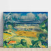 Clouds and Meadow von George Bellows — Wandpräsentation des Kunstwerks