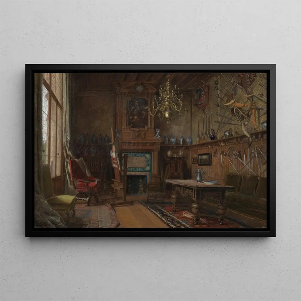 Coen Metzelaar - Het atelier in de villa van het echtpaar WilletHolthuysen te Le Vsinet.webp