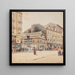Coin Coin Mariahilferstraße und Königsklostergasse - Franz Poledne — gerahmtes Bild an der Wand