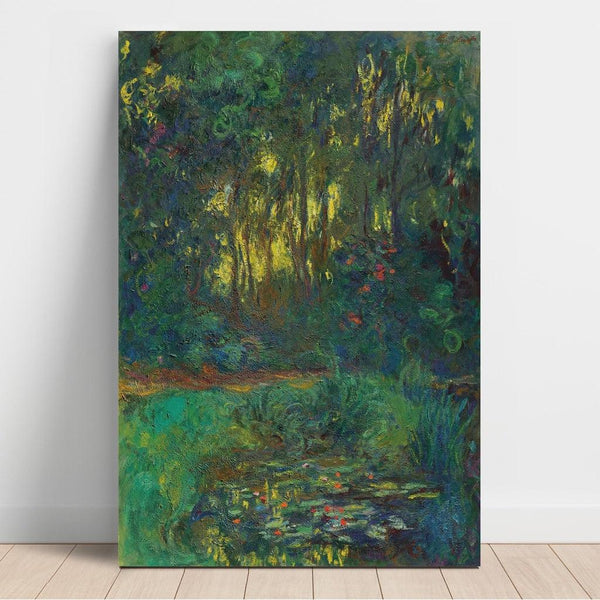 Reproduktion des Gemäldes Münz in der Nymphenbad - Claude Monet