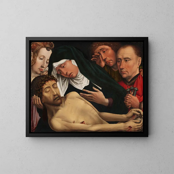 Die Klage Christi - Colijn de Coter — gerahmtes Bild an der Wand