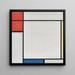 Reproduktion des Gemäldes Komposition mit Rot, Gelb und Blau - Piet Mondrian