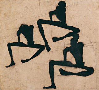 Composition avec trois nus masculins - Egon Schiele