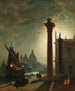 Die Granitsäulen der Piazzetta in Venedig - Conrad Hoff — Ansicht des Kunstwerks