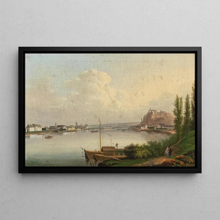Conrad Zick - View of Koblenz with Fortress Ehrenbreitstein.webp