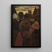 Auf dem Kai - Constant Permeke — gerahmtes Bild an der Wand