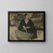 Die Frau des Fischers - Constant Permeke — gerahmtes Bild an der Wand