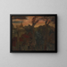 Jabbeke im Jahr 1940 - Constant Permeke — gerahmtes Bild an der Wand