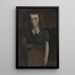 Simonne - Constant Permeke — gerahmtes Bild an der Wand
