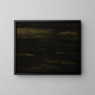 Marine dunkles Gemälde - Constant Permeke — gerahmtes Bild an der Wand