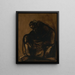 Frau im Gebet - Constant Permeke — gerahmtes Bild an der Wand