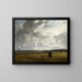 Landschaft mit einem Maler am Staffelei - Constant Troyon — gerahmtes Bild an der Wand