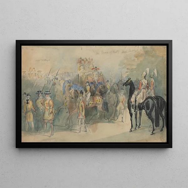 Constantin Guys - The Duchess Of Kents State Carriage.webp
