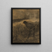 La Tondeuse - Constantin Meunier — gerahmtes Bild an der Wand