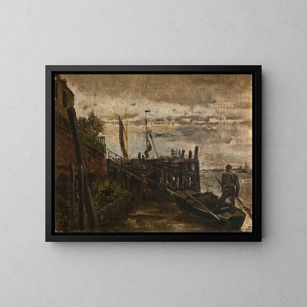 Rupelmonde - Constantin Meunier — gerahmtes Bild an der Wand