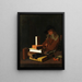 L schläft - Constantin Verhout — gerahmtes Bild an der Wand