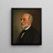 Gerhard von Breuning 1818 - 1892, Arzt und Chirurg - Constanze von Breuning — gerahmtes Bild an der Wand