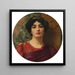 Kontemplation - John William Godward — gerahmtes Bild an der Wand