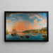 Blick auf den Bosporus - Ecole Continentale — gerahmtes Bild an der Wand