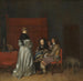 Gespräch galante bekannt unter dem Namen L'Amonition paternelle - Gérard ter Borch — Ansicht des Kunstwerks