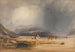 Ansicht von Snowdon von den Sanden von Traeth Mawr, aufgenommen an der Furt zwischen Pont Aberglaslyn und Tremadoc - Copley Fielding — Ansicht des Kunstwerks