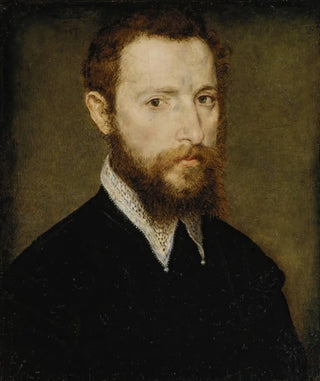 Corneille de Lyon - Portrait of a Man with a Pointed Collar.webp