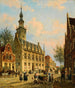 La mairie de Veere - Cornelis Christiaan Dommelshuizen — Ansicht des Kunstwerks