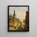 La mairie de Veere - Cornelis Christiaan Dommelshuizen — gerahmtes Bild an der Wand