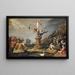 La Fortune distribuant ses largesses - Cornelis de Baellieur — gerahmtes Bild an der Wand