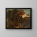 Landschaft im Süden mit Badenixen - Cornelis Huysmans — gerahmtes Bild an der Wand