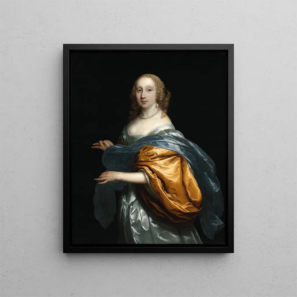 Madame Tulp - Cornelis Jonson van Ceulen — gerahmtes Bild an der Wand
