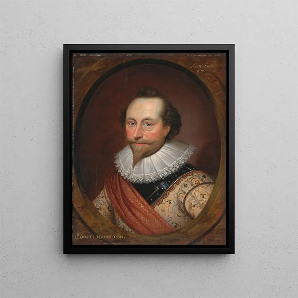 Tempel Sir Alexander - Cornelis Jonson van Ceulen — gerahmtes Bild an der Wand