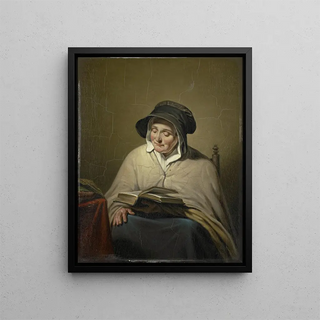 Cornelis Kruseman - Old Woman Reading.webp