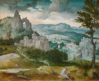 Landschaft mit heiligem Hieronymus - Cornelis Massijs — Ansicht des Kunstwerks