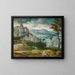 Landschaft mit heiligem Hieronymus - Cornelis Massijs — gerahmtes Bild an der Wand