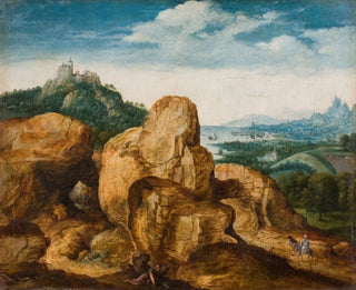 Cornelis Massijs - Landscape with the Flight to Egypt.webp