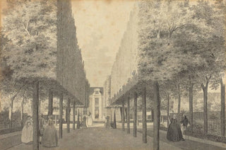 Cornelis Pronk - Ladies and Gentlemen Enjoying a Dutch Garden.webp