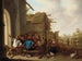 Figuren vor einer Dorfschenke - Cornelis Saftleven — Ansicht des Kunstwerks