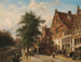 Le Zuiderhavendijk à Enkhuizen - Cornelis Springer — Ansicht des Kunstwerks