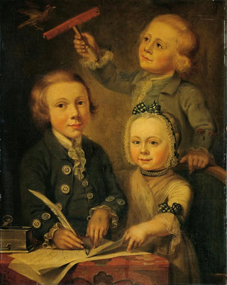 Cornelis Van Cuylenburgh II - Portrait of the Children of Barend Goudriaan.webp