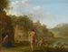 Männer beim Baden - Cornelis van Poelenburch — Ansicht des Kunstwerks