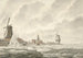 Blick auf das Eiszerbrechen auf und gegen das Geländer hinter dem Runmolen in Gorinchem am 20. Februar 1799 - Cornelis de Jonker — Ansicht des Kunstwerks