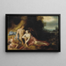 Venus und Adonis - Cornelis van Haarlem — gerahmtes Bild an der Wand