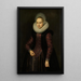 Reproduktion des Gemäldes Portrait von Brechtje Overrijn van Schoterbosch - Cornelis van der Voort