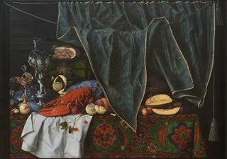 Cornelius Norbertus Gijsbrechts - Trompe Loeil With Breakfast Piece And Goblets.webp