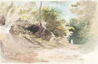 Cornelius Varley - A Wooded Lane near Ross.webp
