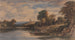 Landschaft mit Windmühle - Cornelius Varley — Ansicht des Kunstwerks